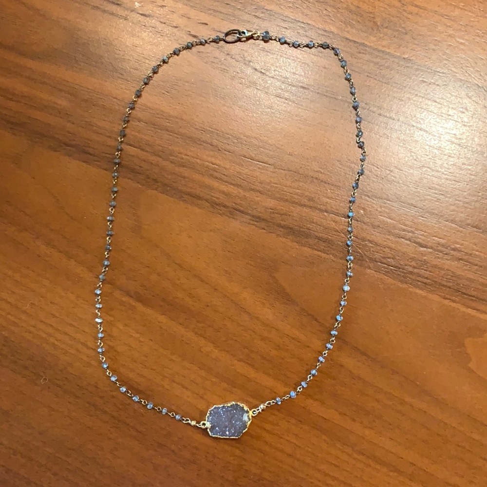 Gem stone necklace